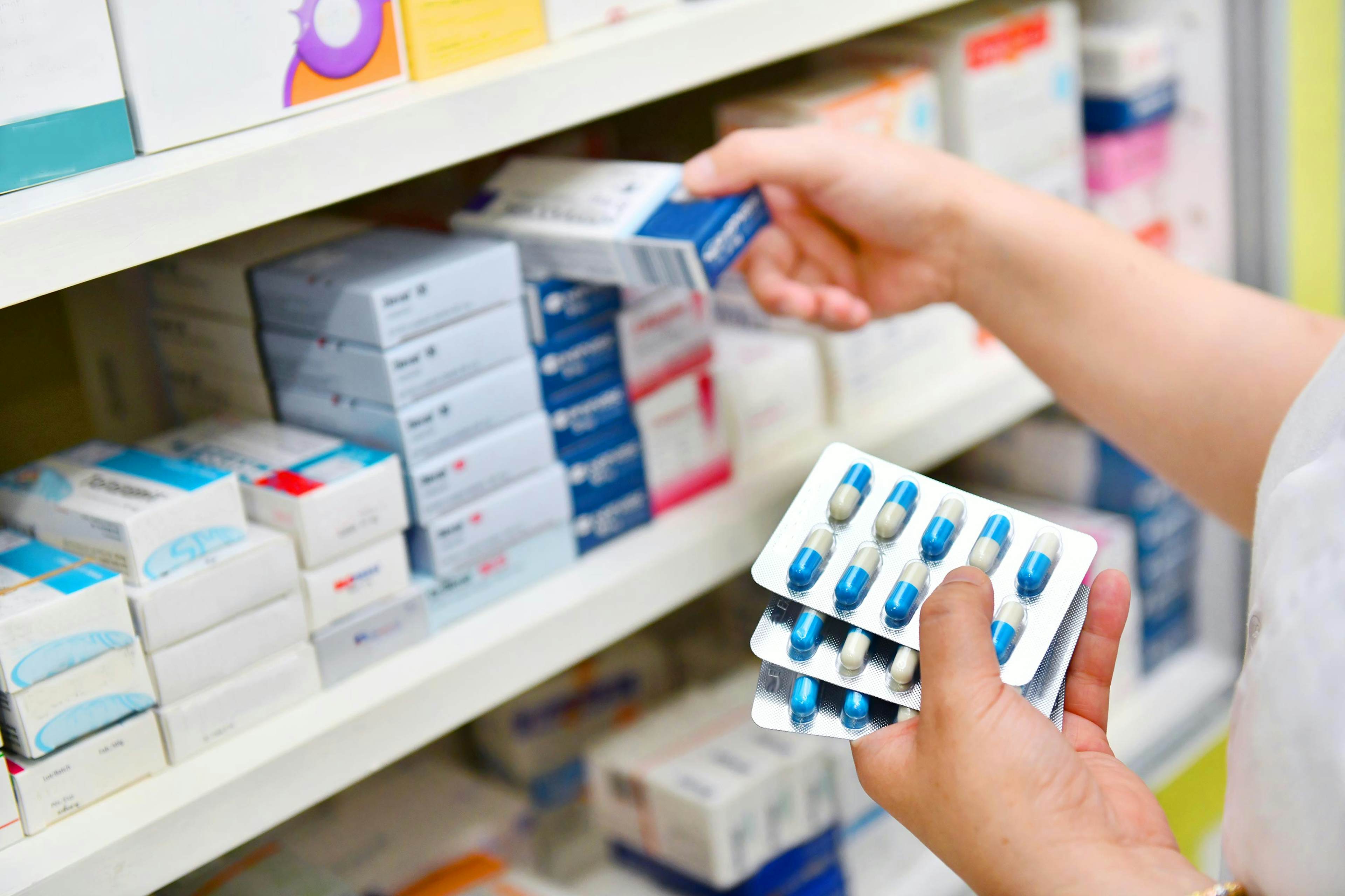 Stocking pharmacy shelves